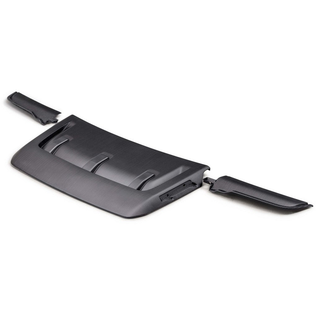 FORD RACING M-16628-FM Carbon Fiber Hood Vent & Trim, Matte for FORD F-150 Raptor 2021- Photo-0 