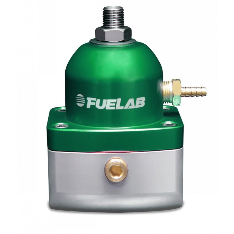 FUELAB 53501-6 Mini Fuel Pressure Regulator EFI (25-90 psi, 6AN-In, 6AN-Out) Green Photo-0 