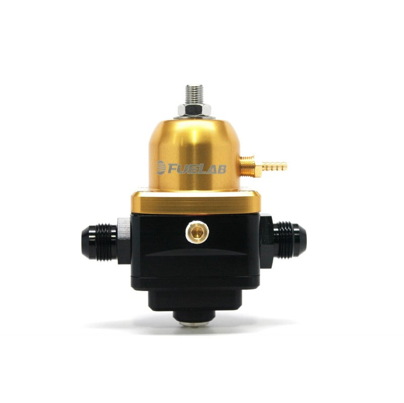 FUELAB 52901-5 Electronic Fuel Pressure Regulator EFI (25-90 psi, 6AN-In, 6AN-Out) Gold Photo-0 