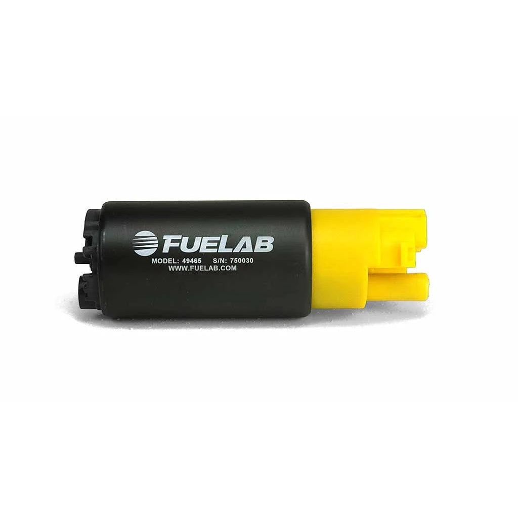 FUELAB 49465 In-Tank Fuel Pump (340 LPH @ 3 bar, 13.5v) Inlet Inline with Outlet Photo-0 