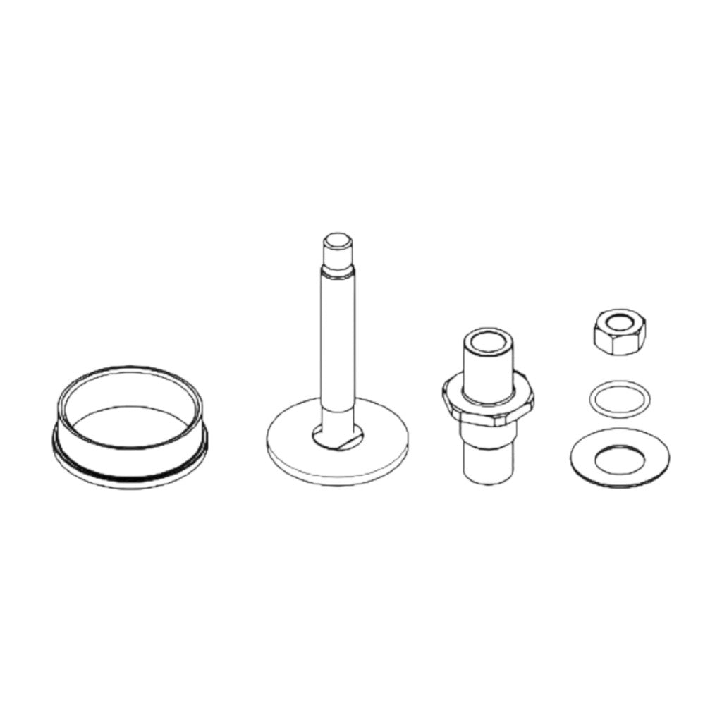 GARRETT 910478-0001 Valve / Bushing Kit 40mm (includes valve, bushing; seal washer, O-ring, valve stem nut and seat) for Wastegate GVW-40 Photo-0 
