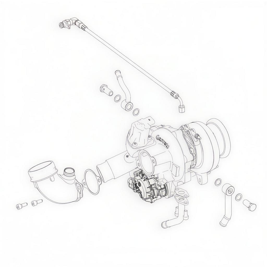GARRETT 912944-0002 Turbocharger Fasteners Kit for G25-660 PowerMax Stage 2 Photo-0 