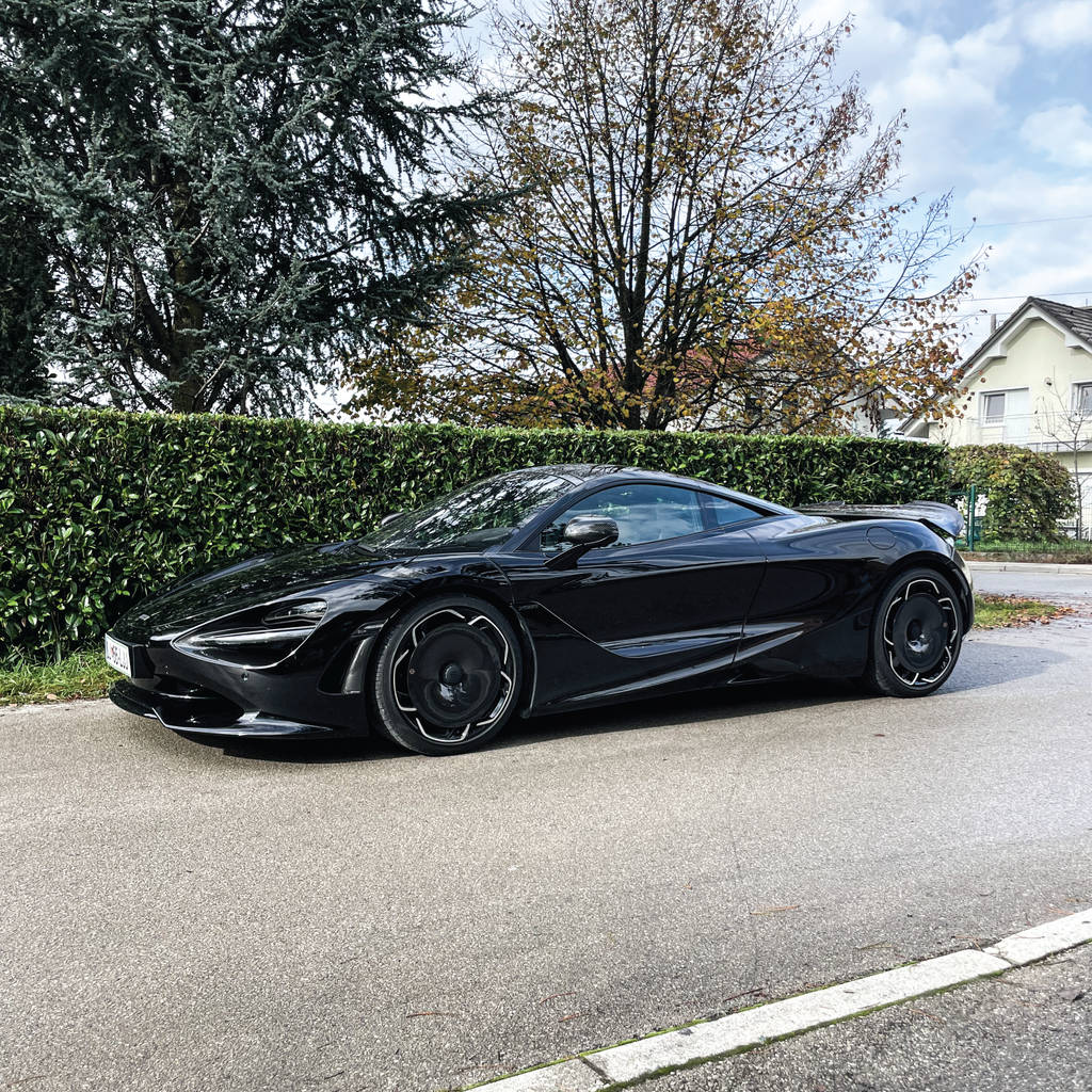 GOLD LEAF ADEVO-MCL750S-MT Wheel Covers Aero Disc EVO (Carbon / Matte) for MCLAREN 750S OEM Wheels Photo-6 