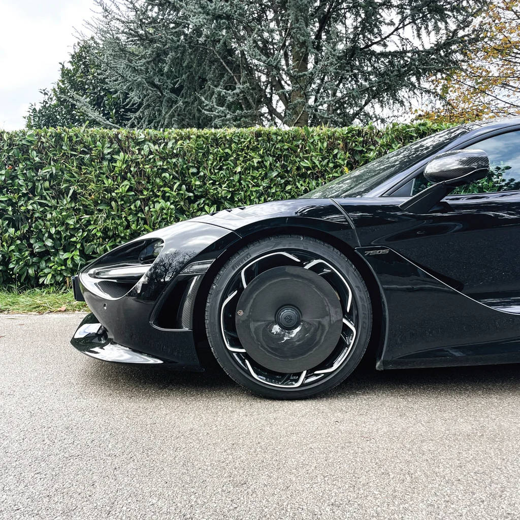 GOLD LEAF TFEVO-MCL750S-MT Wheel Covers Turbo Fan EVO (Carbon / Matte) for MCLAREN 750S OEM Wheels Photo-7 