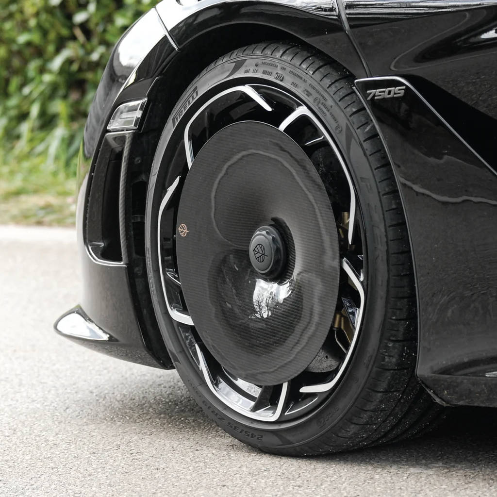 GOLD LEAF TFEVO-MCL750S-MT Wheel Covers Turbo Fan EVO (Carbon / Matte) for MCLAREN 750S OEM Wheels Photo-11 