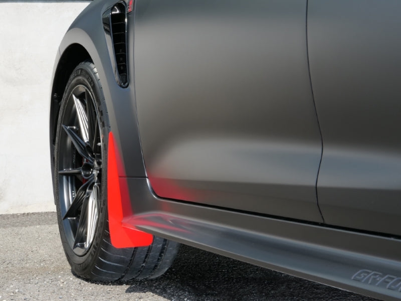 CUSCO 1H1 850 FR Mud Flaps Front (red) for TOYOTA GR Corolla (GZEA14H) 2022- Photo-1 