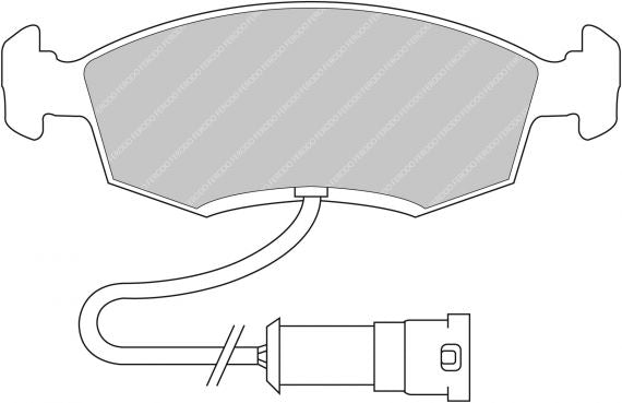 FERODO FDS276 Front Brake Pads DS Performance for FORD Escort RS2000 Photo-0 
