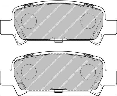 FERODO FDS1333 Brake pads front (TOKICO) SUBARU Forester (SG) 2.0 S Turbo Photo-0 