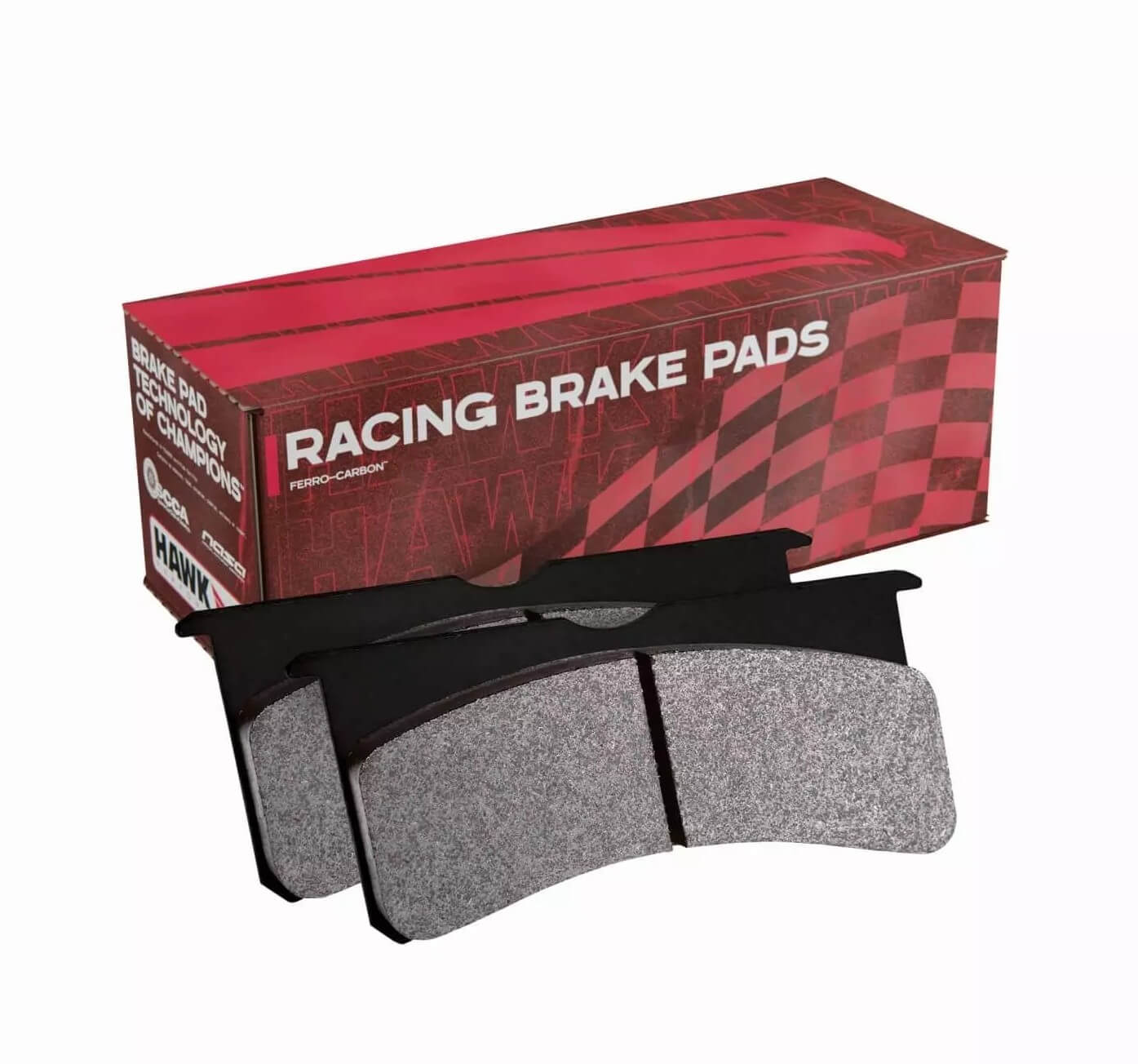 HAWK HB350D.496 Rear Brake Pads ER-1 Endurance Racing for AUDI Integra 4-Door 1.8L 2001/ HONDA Civic 1.6L 1999-2000 Photo-0 