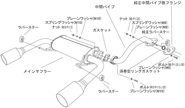 HKS 31021-AD003 Exhaust System LEGAMAX PREMIUM for TOYOTA Copen GR Sport (LA400A) Photo-2 