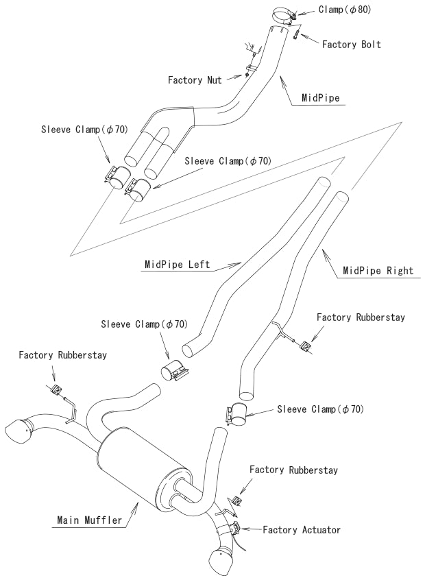 HKS 31029-AT007 Super Turbo Muffler for TOYOTA Supra GR (DB06/DB02) Photo-2 