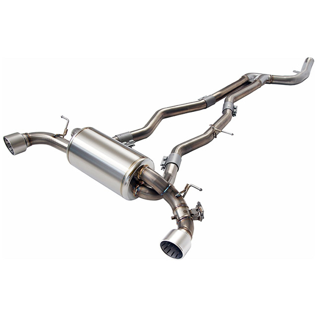 HKS 31029-AT014 Exhaust System SUPER TURBO MUFFLER MATTE EDITION (without Center Silencer) for TOYOTA GR Supra SZ-R B48 Engine (DB22) Photo-0 