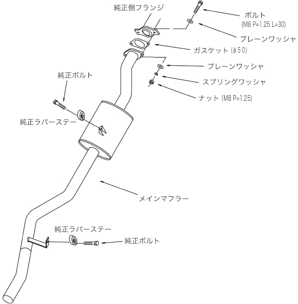 HKS 3301-SS003 Legal Muffler for SUZUKI Jimny (JA11V) Photo-1 