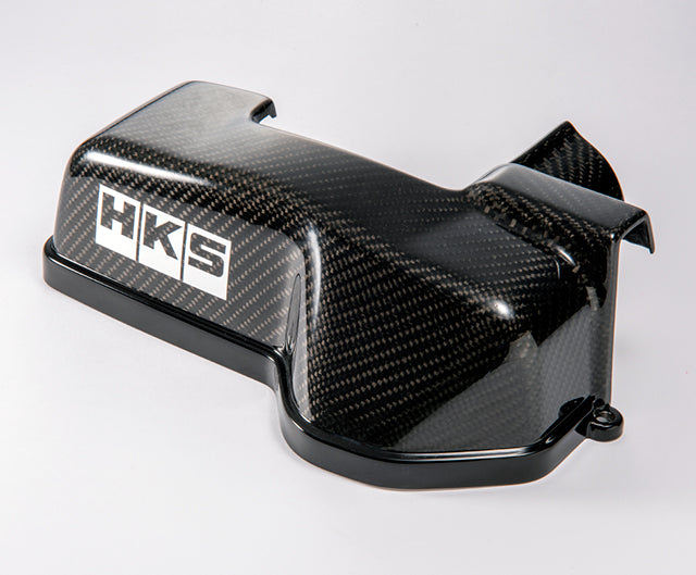 HKS 45999-AK028 Carbon Timing Belt Cover for TOYOTA Supra (2JZ-GTE) Photo-0 