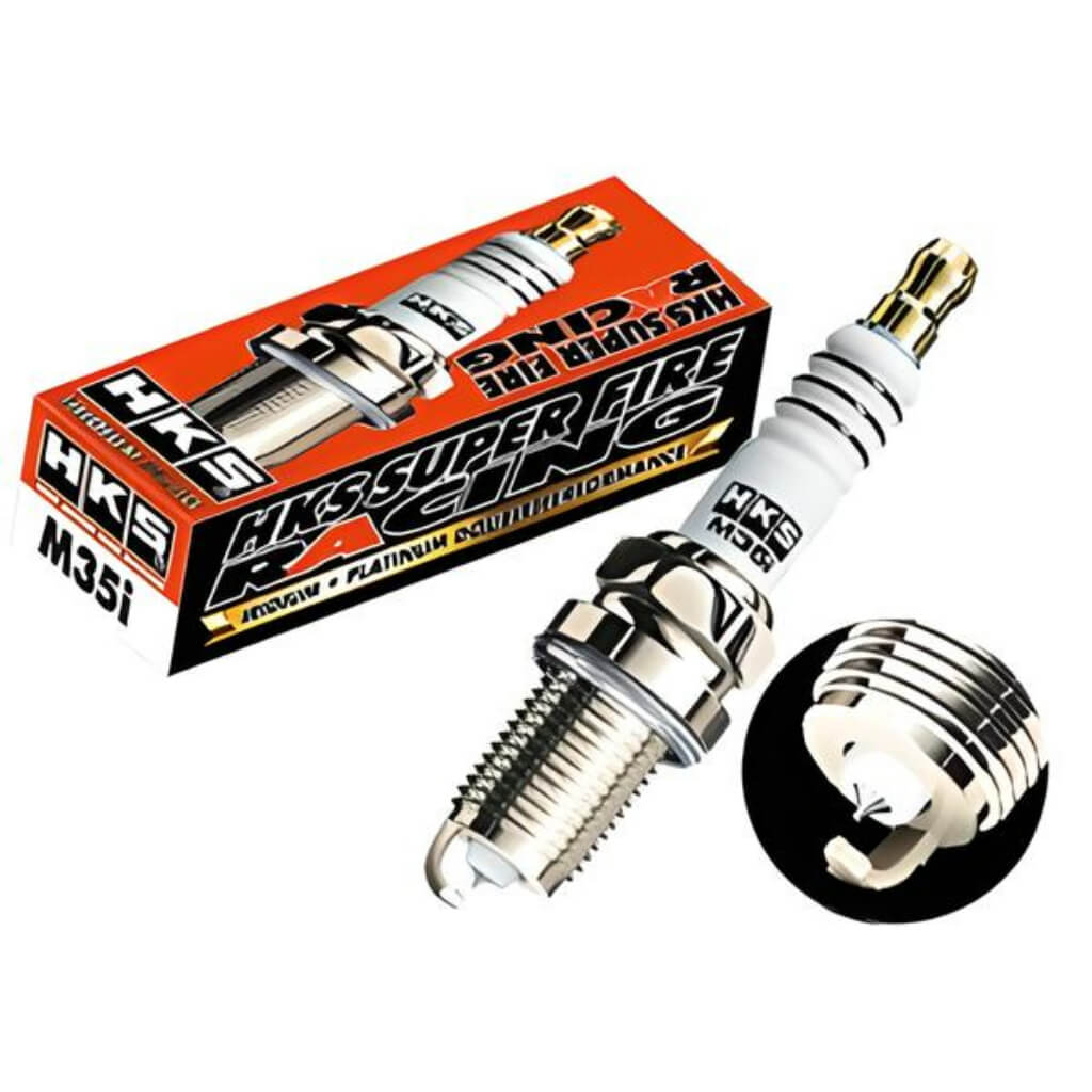 HKS 50003-M35I Spark Plug 7 (ISO) for SUBARU EJ207 / EJ205 / TOYOTA 1JZ / 2JZ / PORSCHE 996T / 997.1 Turbo Photo-0 