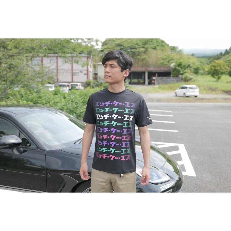 HKS 51007-AK653 T-Shirt KATAKANA Black, Size M Photo-2 