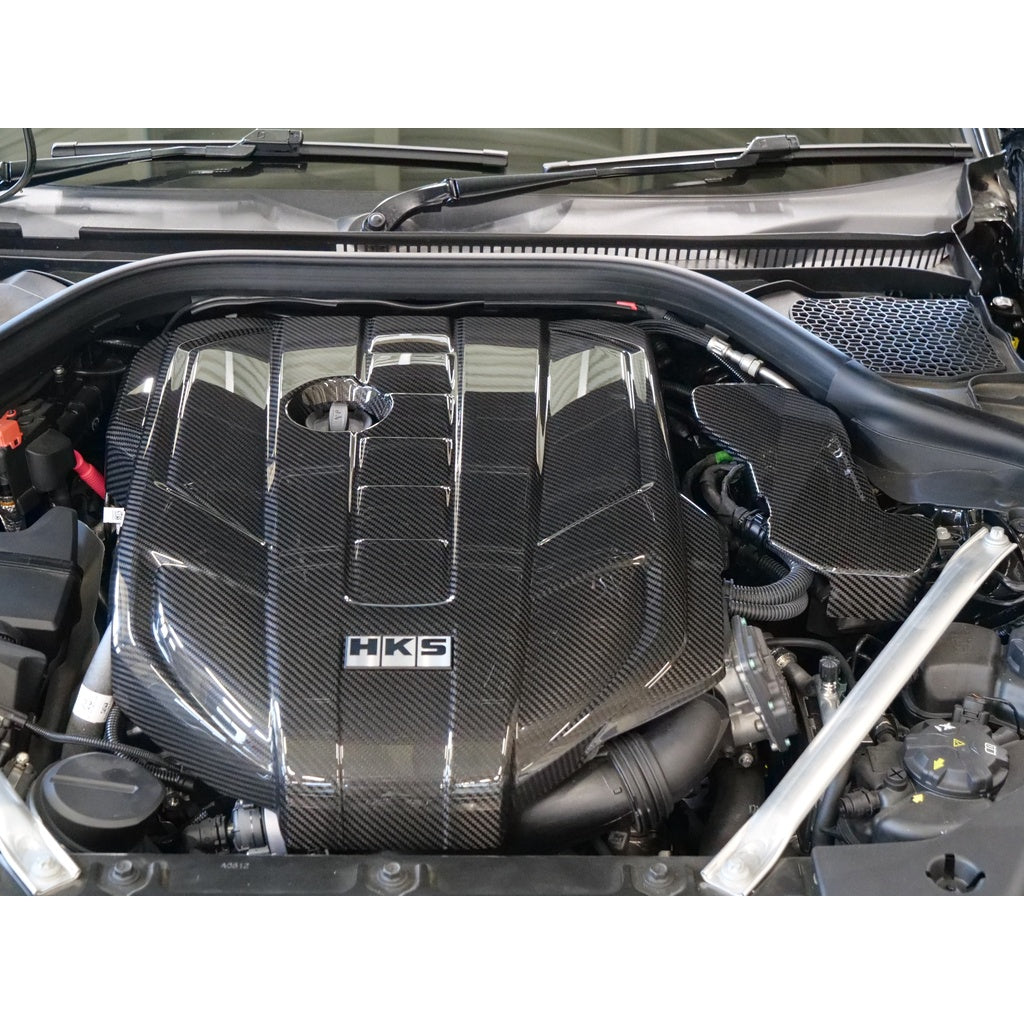 HKS 70026-AT016 Engine Cover (Carbon) for TOYOTA GR Supra (B58B30B Engine) Photo-3 