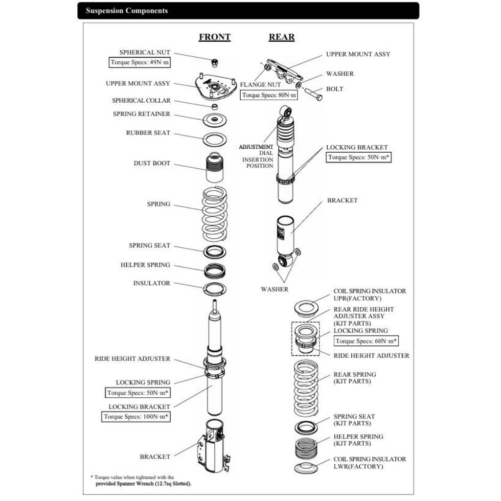 HKS 80300-AT030P Coilover Kit HIPERMAX S for TOYOTA GR Corolla 2022- Photo-3 