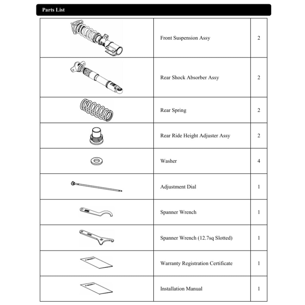 HKS 80300-AT035P Coilover Kit HIPERMAX S for TOYOTA GR Yaris Gen2 (GXPA16) 2024- Photo-2 