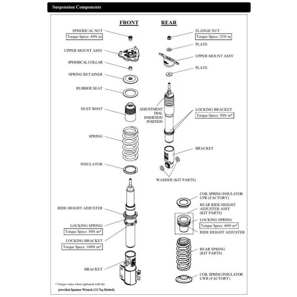HKS 80300-AT035P Coilover Kit HIPERMAX S for TOYOTA GR Yaris Gen2 (GXPA16) 2024- Photo-3 