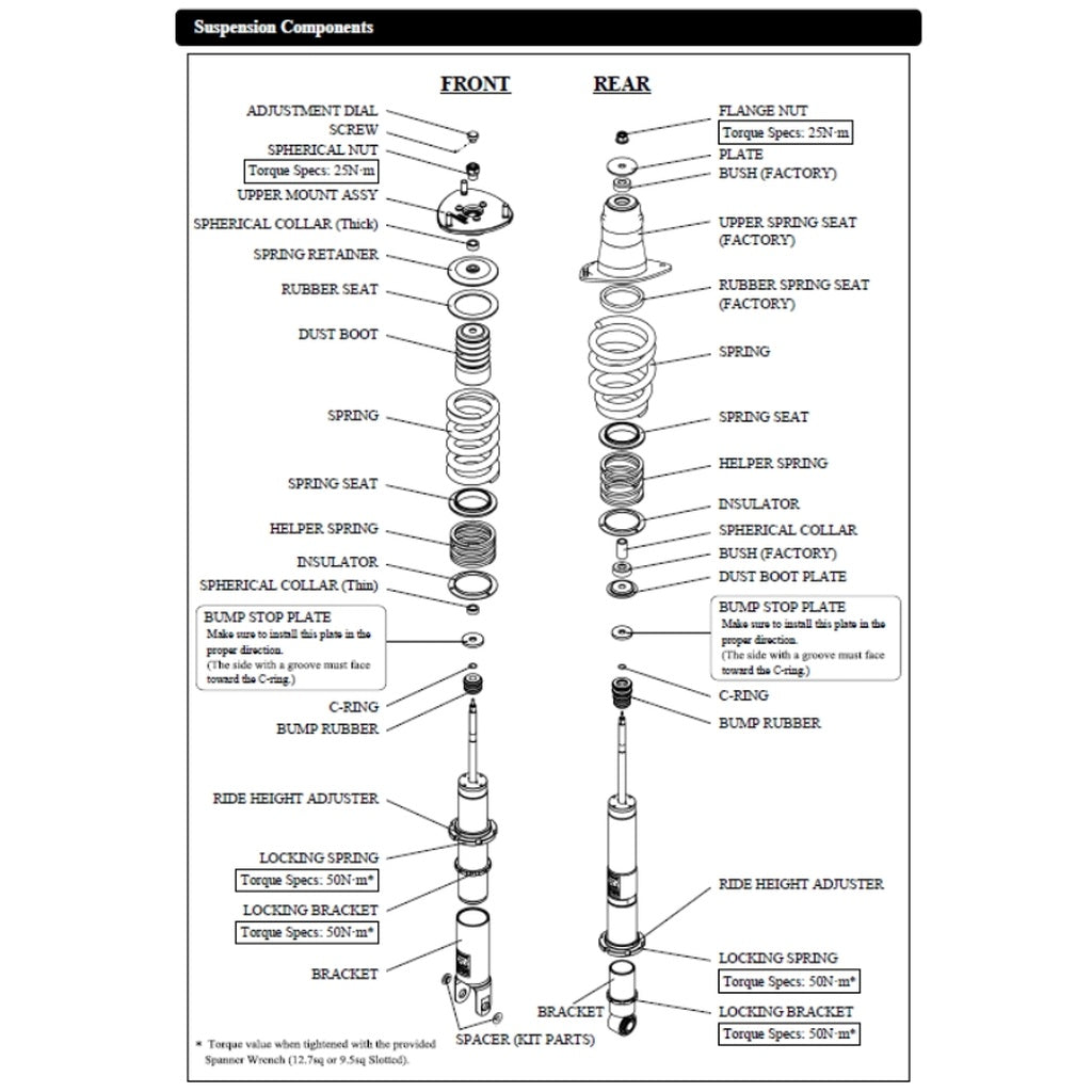HKS 80310-AZ003 Coilover Kit HIPERMAX R for MAZDA RX-8 2003-2012 Photo-9 