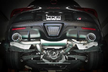 HKS 31029-AT014 Exhaust System SUPER TURBO MUFFLER MATTE EDITION for TOYOTA GR Supra (DB22) Photo-1 