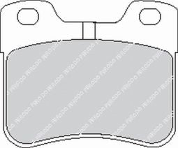 FERODO FCP535H Front Brake Pads DS2500 for CITROEN AX / PEUGEOT 106 Photo-0 