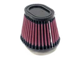 K&N RU-3780 UNIVERSAL Clamp-On Air Filter 2-7/16"FLG, 4-1/2" X 3-3/4"B, 3-1/2" X 2-1/2"T,3-1/2"H, OVAL Photo-0 