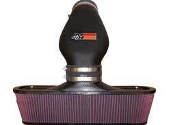 K&N 63-3052 Performance Air Intake System AIRCHARGER; CHEVROLET CORVETTE, V8-6.0L 06-07 Photo-0 