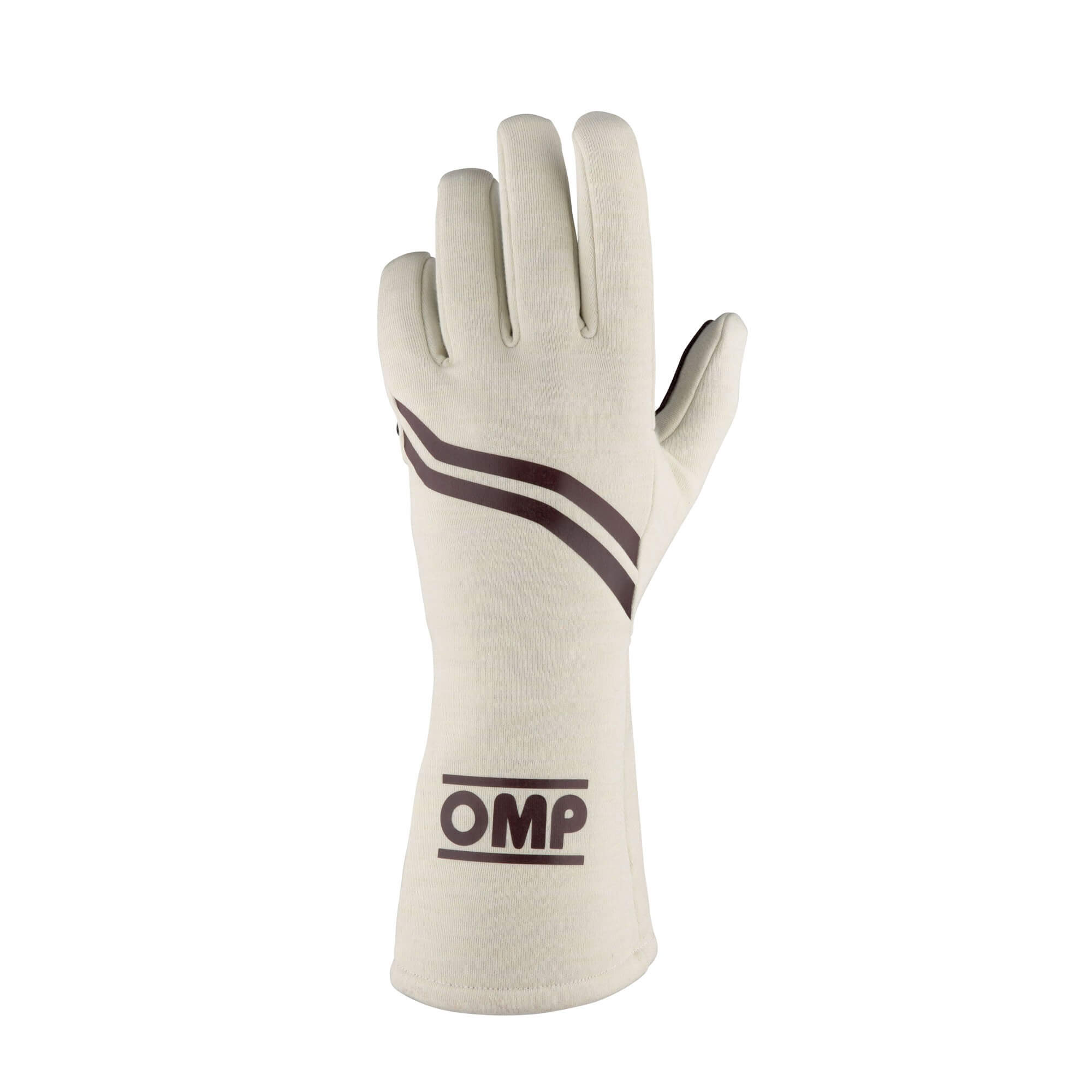 OMP IB0-0746-B01-028-L (IB/746E/M/L) Racing gloves DIJON my2021, FIA 8856-2018, cream, size L Photo-1 