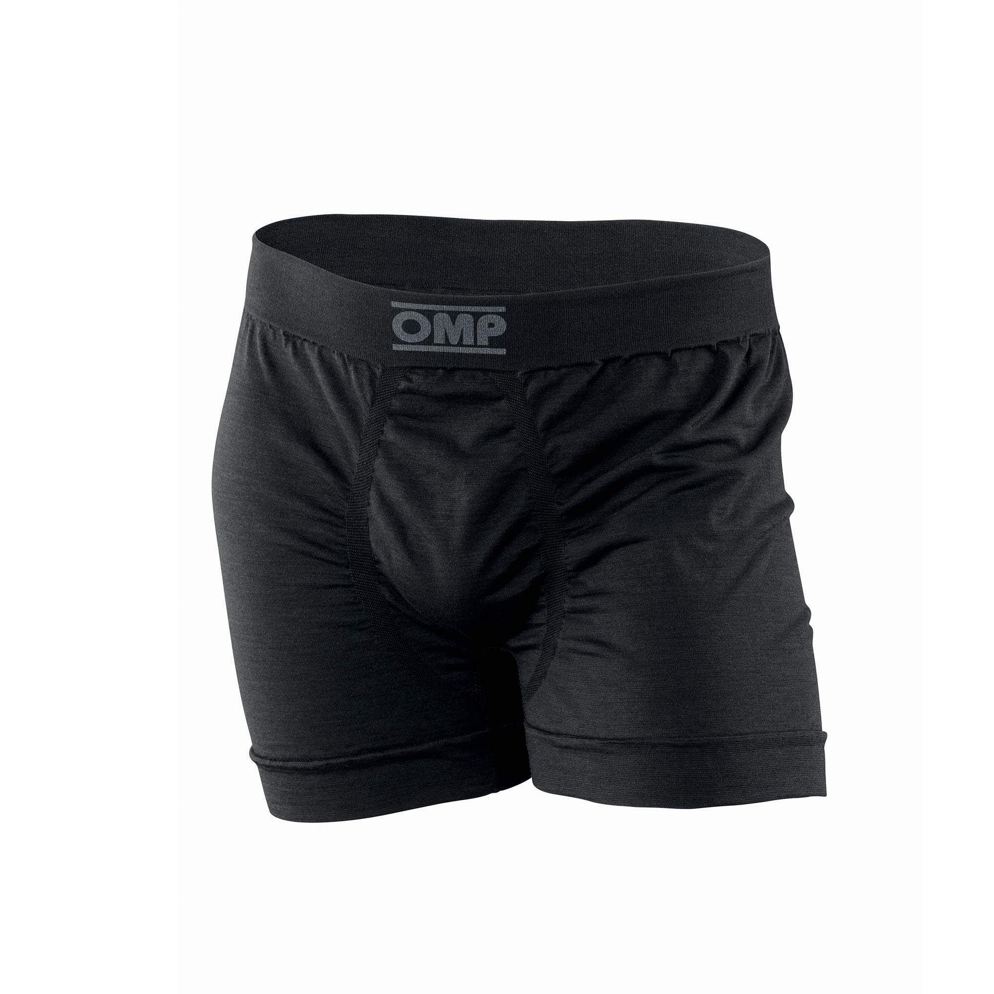 OMP IE0-0785-A01-071-M Boxer underwear, FIA 8856-2018, black, size M Photo-0 