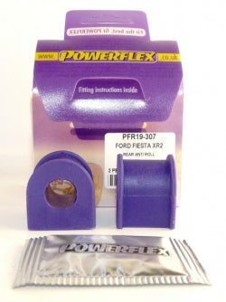 POWERFLEX PFR19-307 x2 Rear Anti Roll Bar Mounting Bushing (14mm) FORD Fiesta Mk1 & Mk2 Photo-0 