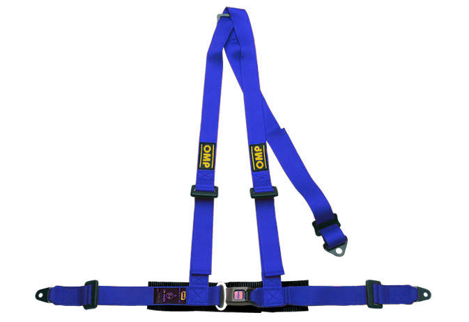 OMP DA0-0504-A01-041 (DA504041) Safety harnesses ROAD 3, 4 points 2", blue Photo-0 