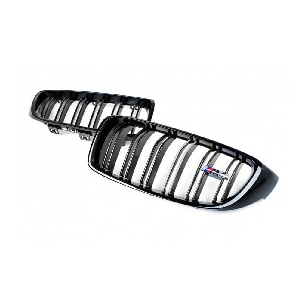 IND IND-F8X-FULLFG Radiator Grilll, Gloss Black for BMW M3 (F80) / M4 (F82) Photo-0 