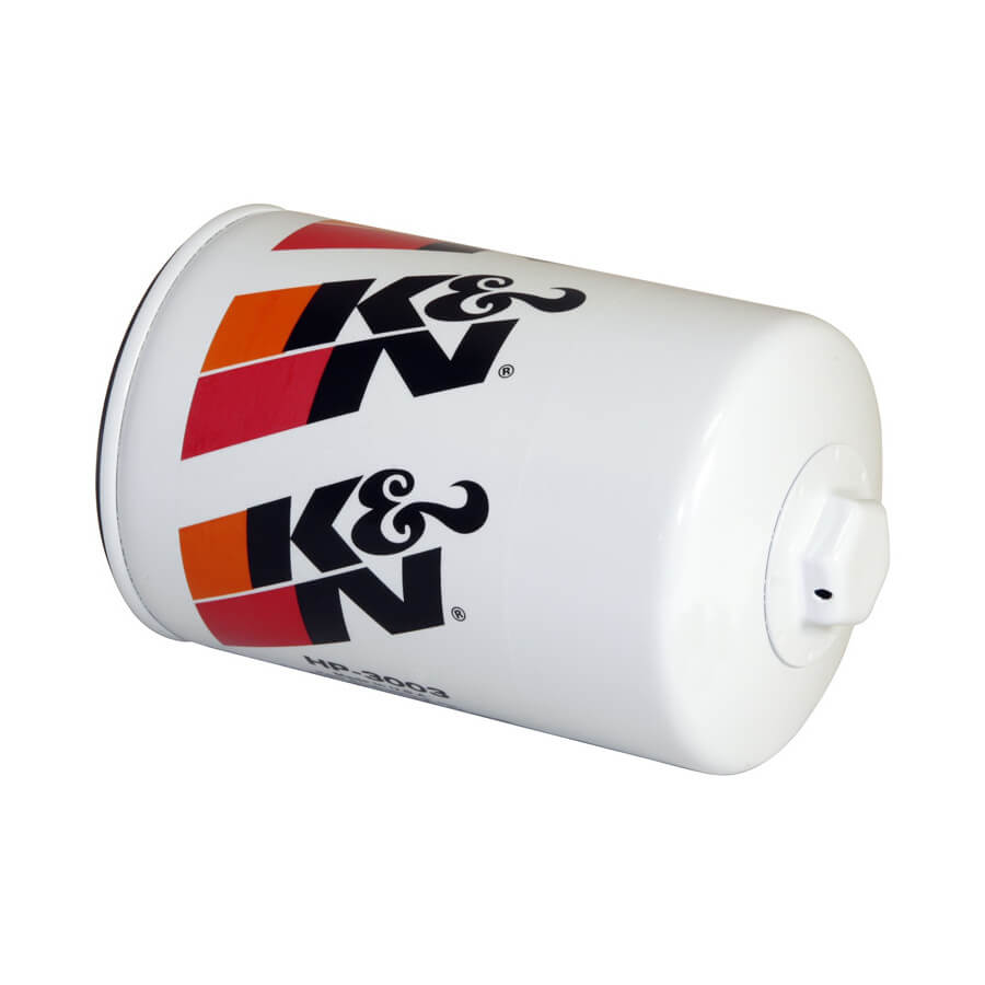 K&N HP-3003 Oil Filter for GT-R Applications w/Alpha Oil Filter Adapter (Analog WIX 51060R) / GMC / CHEVROLET Photo-0 