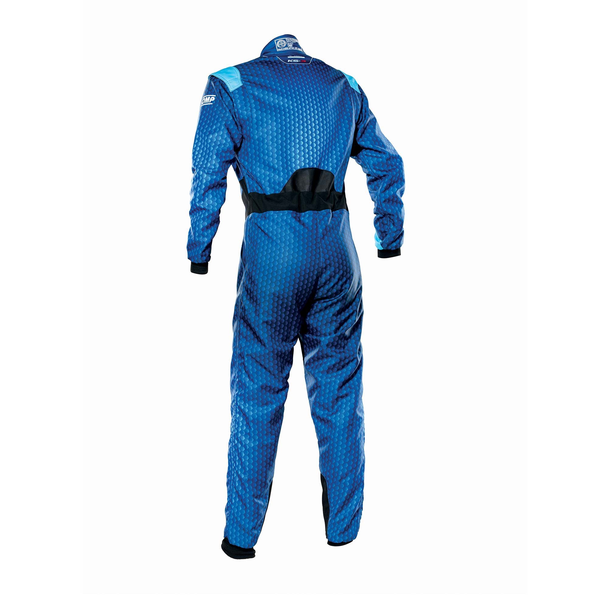 OMP KA0-1730-A01-244-42 KS-3 ART Karting suit, CIK, navy blue/cyan, size 42 Photo-1 