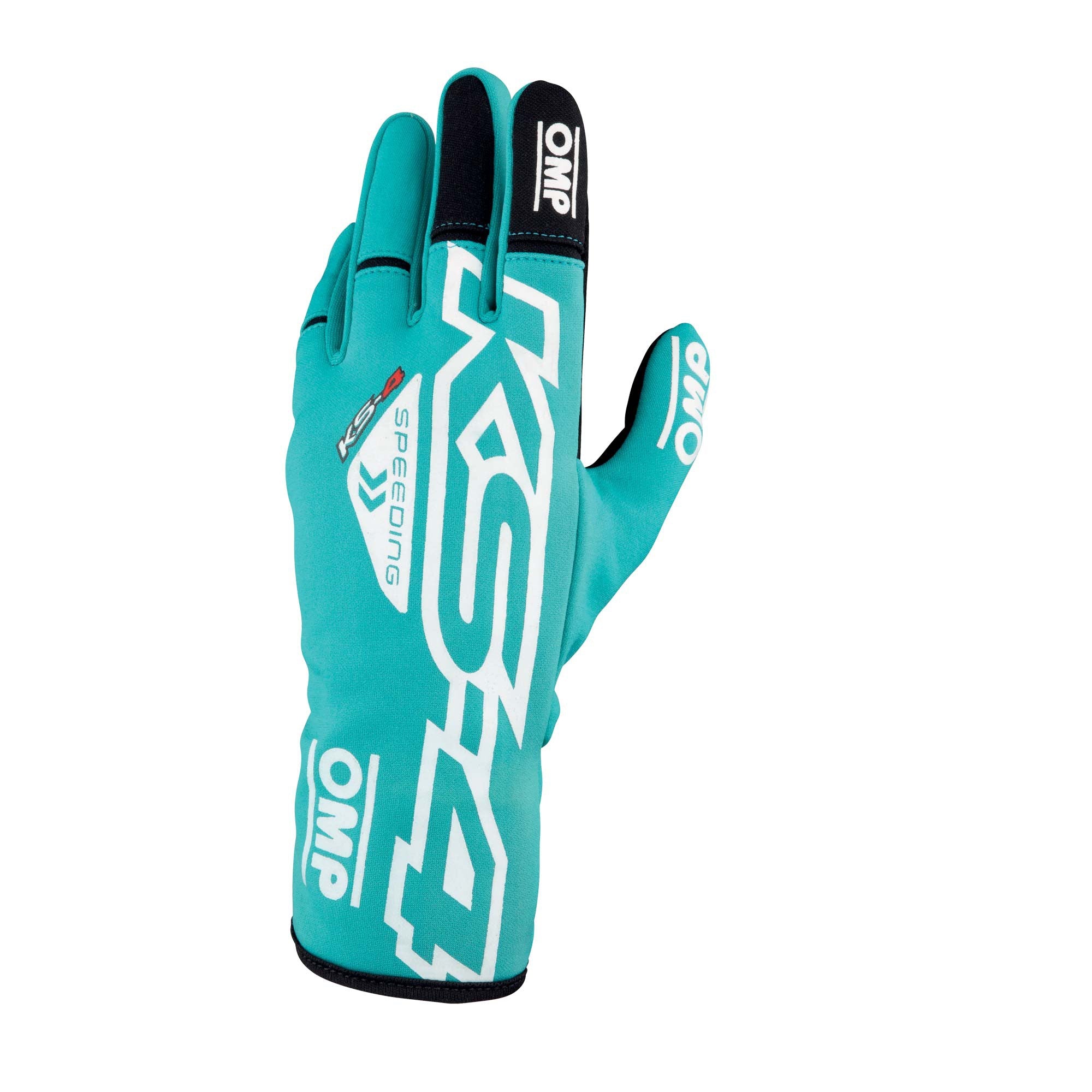 OMP KB0-2750-A01-233-XL KS-4 Gloves my2023 Karting gloves, mint green, size XL Photo-0 