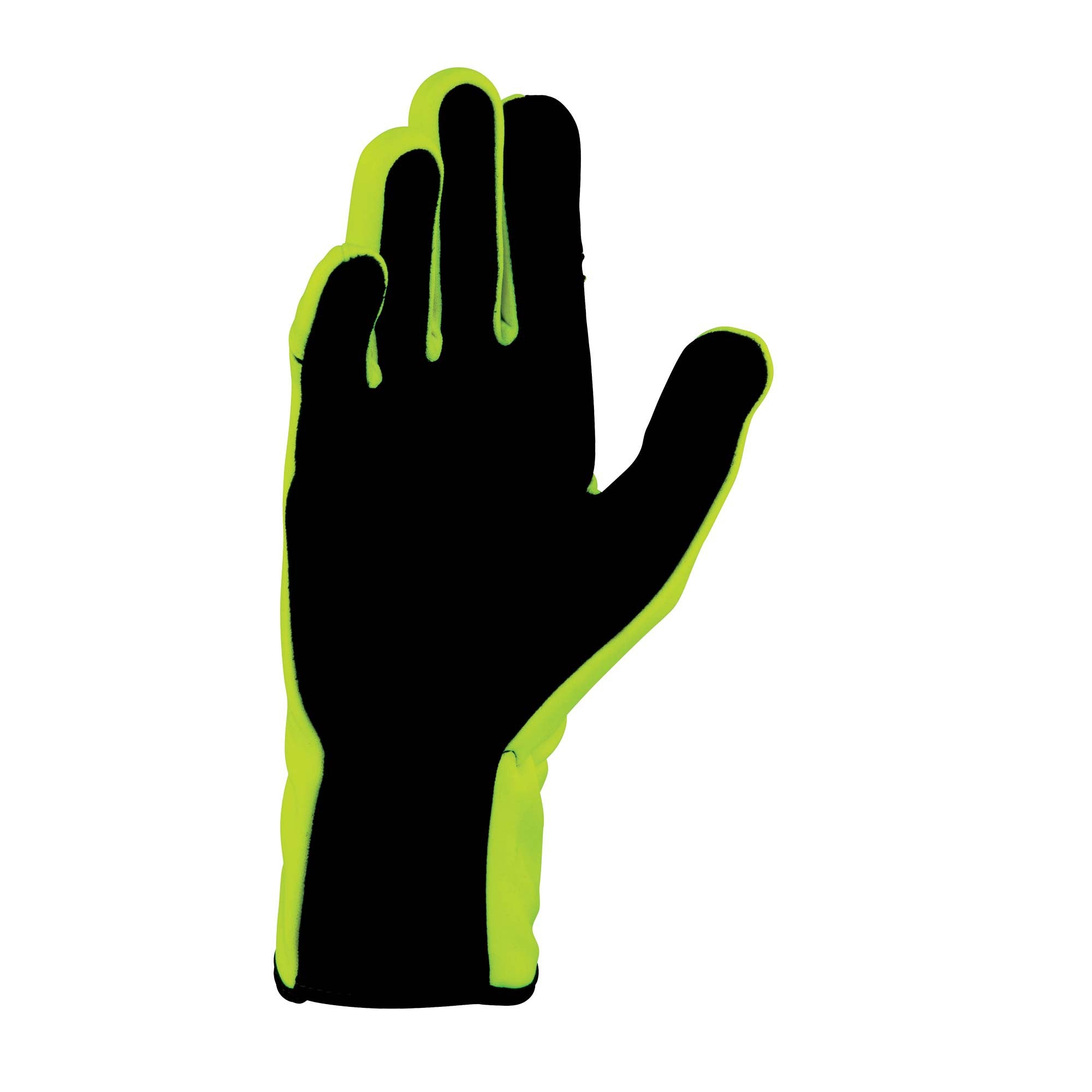 OMP KB0-2750-A01-059-005 Karting Gloves KS-4 MY2023 (for Kids), Yellow / Black, Size 5 Photo-1 