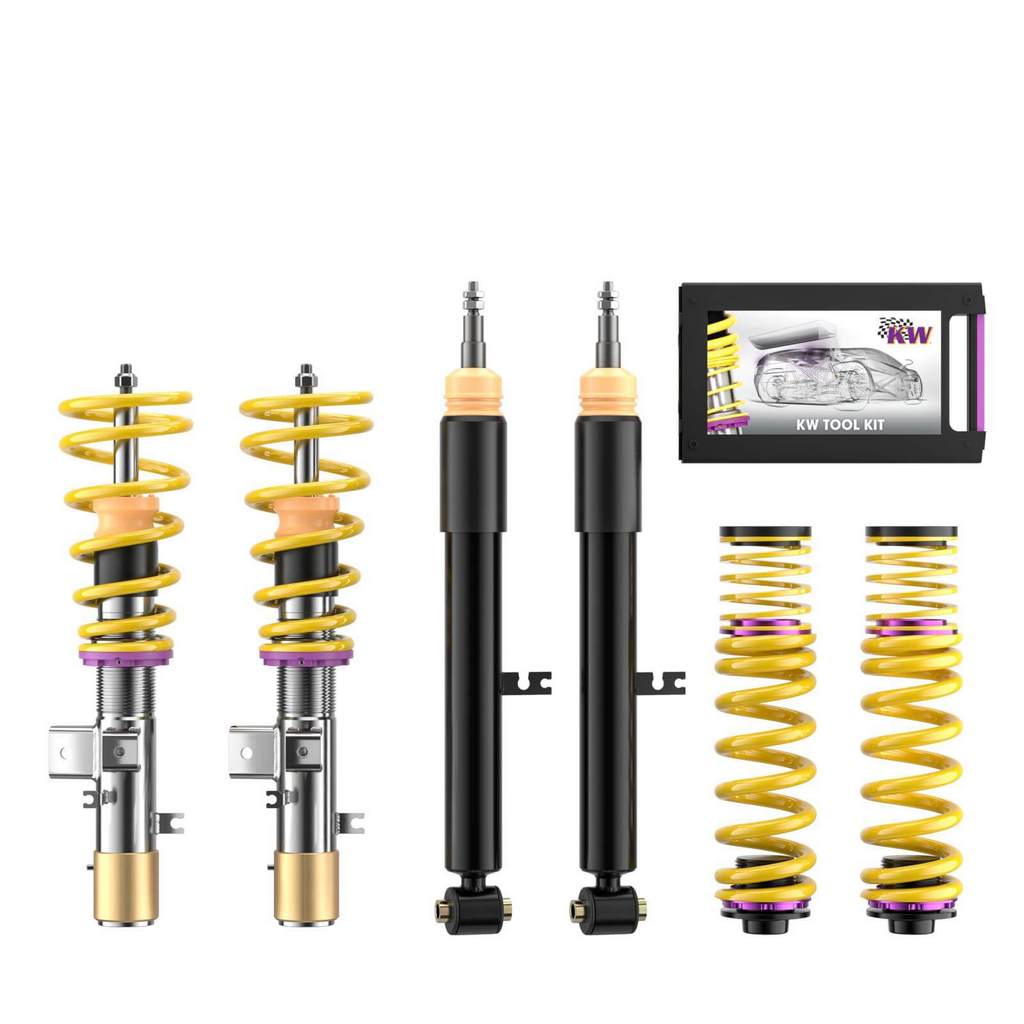 KW 102200EY Coilover kit V1 for BMW 4 (G22 / G23 / G26) Cabrio with electronic dampers 2021+ Photo-0 