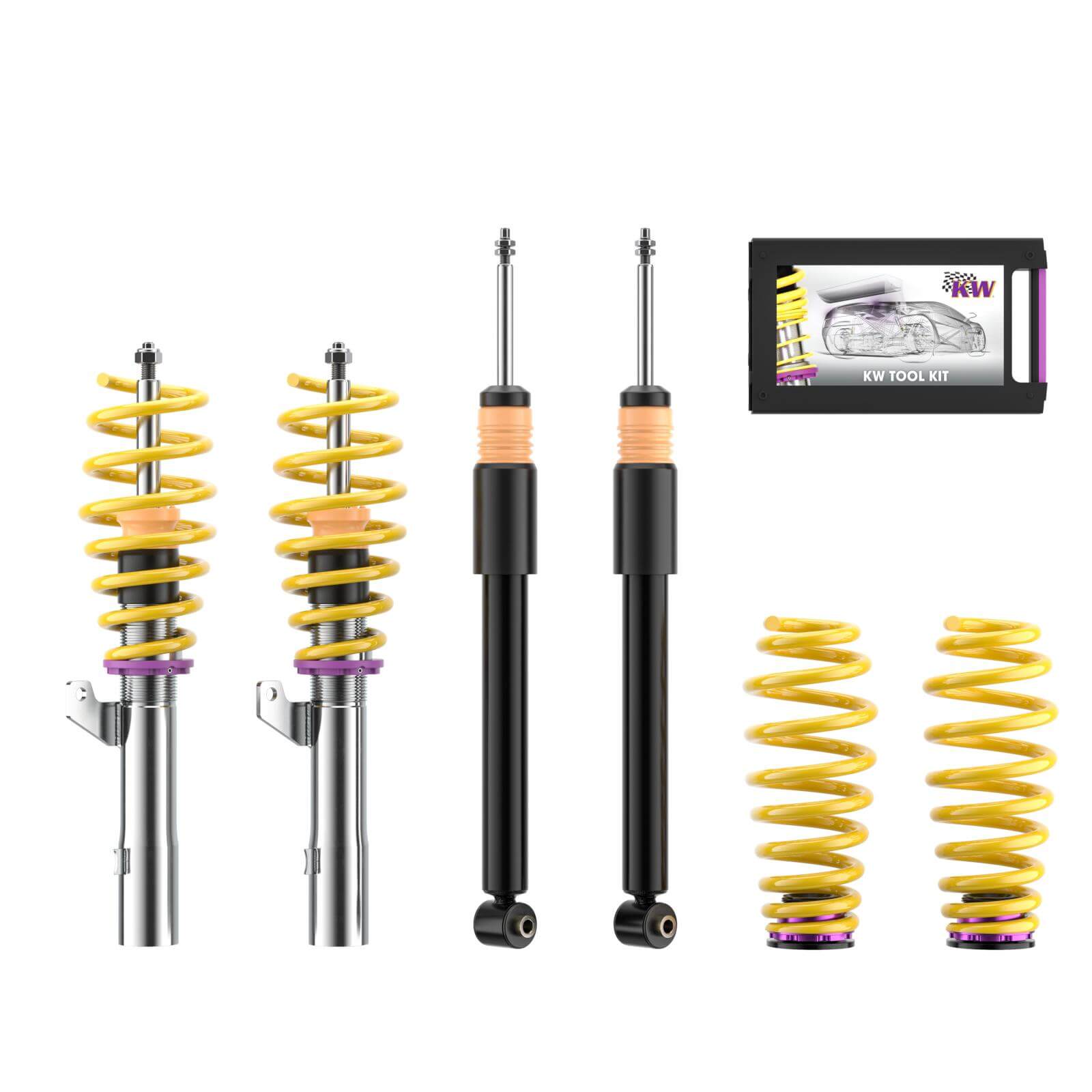 KW 152200FA Coilover kit V2 for BMW 4 (G22 / G23 / G26) Gran Coupe without electronic dampers 2021+ Photo-0 