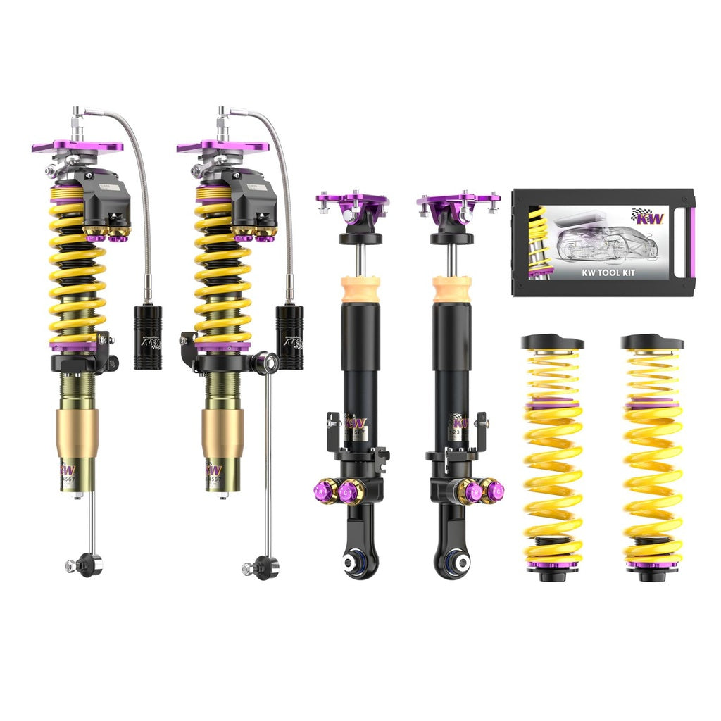 KW 30901200EQ Coilover Kit V5 CLUBSPORT (incl. top mounts, incl. deactivation for electronic dampers) for BMW M3 Competition (G80) / M4 Competition (G82) Photo-0 