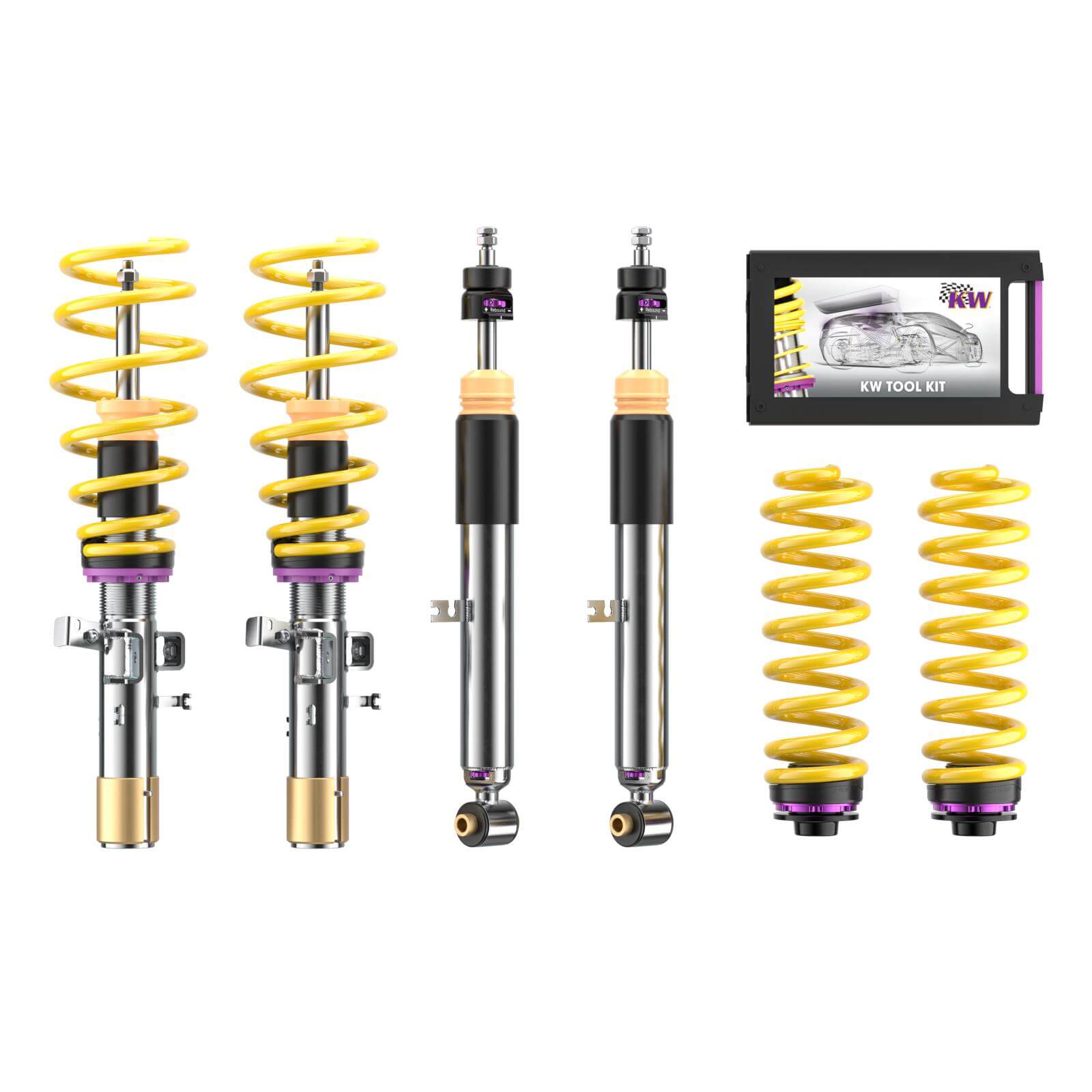KW 35208200FP Coilover kit V3 Leveling for BMW 4 (G22 / G26) Gran Coupe with electronic dampers 2021+ Photo-0 