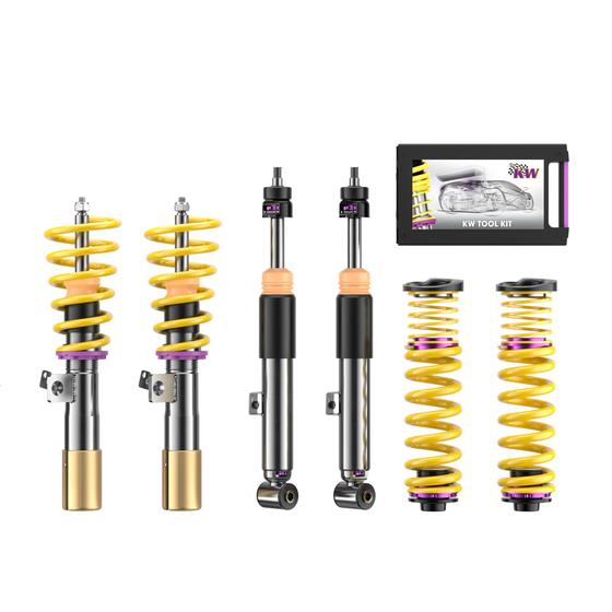 KW 352200EQ Coilover Kit INOX V3 (incl. deactivation for electronic dampers) for BMW M3 (G80)/M4 (G82) Competition M xDrive Photo-0 