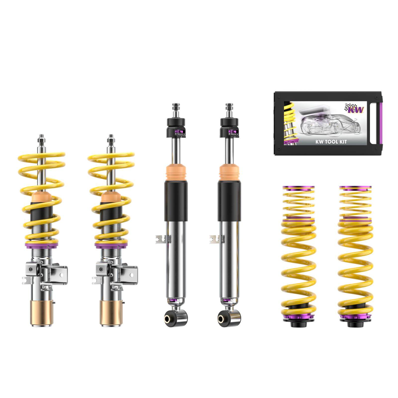 KW 352200EV Coilover kit V3 for BMW 4 (G22 / G23 / G26) Cabrio without electronic dampers 2021+ Photo-0 