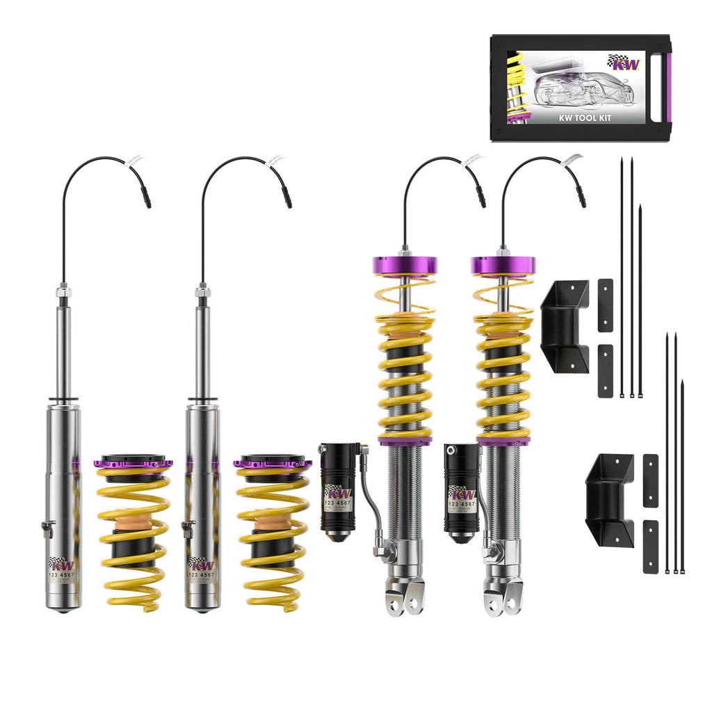 KW 39071010 Coilover Kit DDC Plug & Play (incl. HLS 2) for PORSCHE 911 Turbo / Turbo S (991) with Lift System Photo-0 