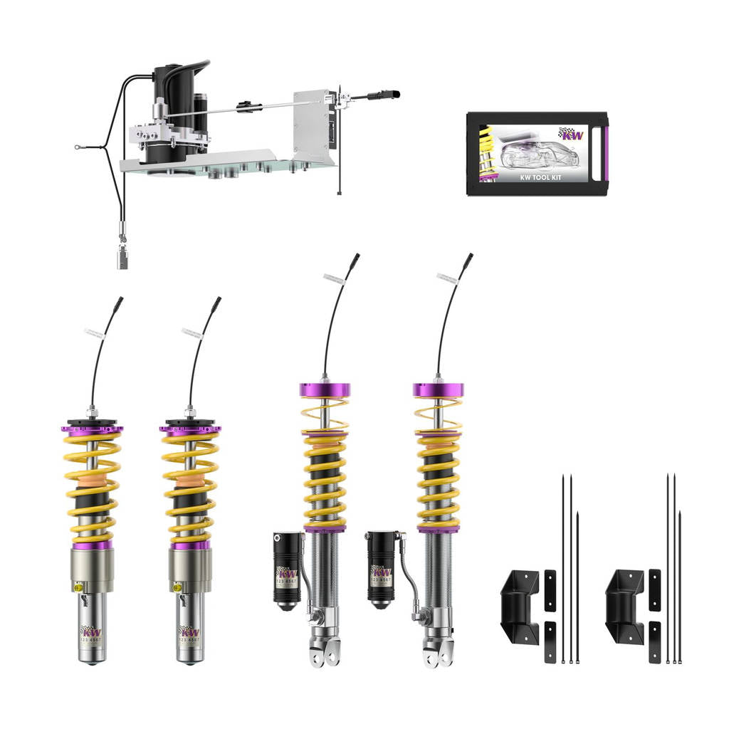 KW 39071012 Coilover Kit DDC Plug & Play (incl. HLS 2) for PORSCHE 911 Turbo / Turbo S (991) without Lift System Photo-0 