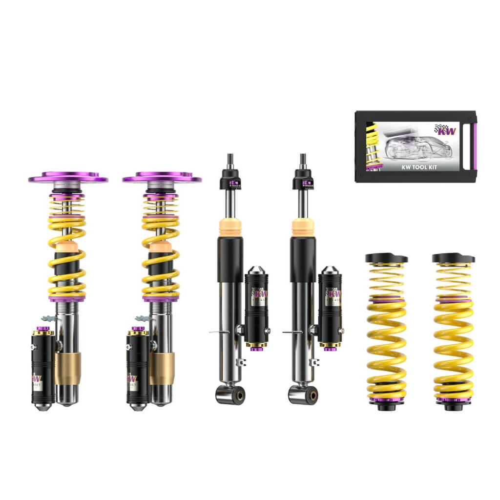 KW 39771286 Coilover Kit CLUBSPORT V4 (incl. Deactivation Electronic Dampers) for PORSCHE 911 GT3RS / GT3RS R (991) 2013-2024 Photo-0 