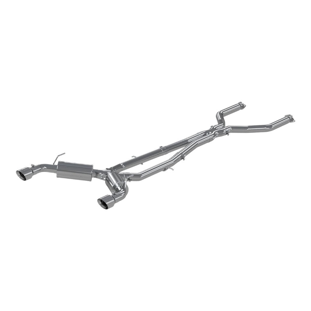 MBRP S4400304 Cat-Back 3" Armor Pro (T304 Stainless Steel / Dual) for INFINITI Q50 2016-2024 Photo-0 