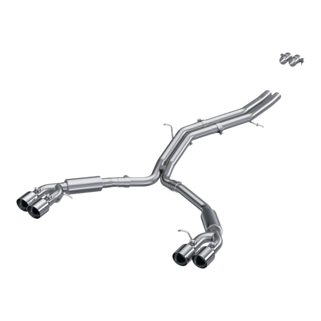 MBRP S4607304 Resonator Bypass 2.5" Armor Pro (T304 Stainless Steel) for AUDI S4 / S5 (B9) 2018- Photo-0 
