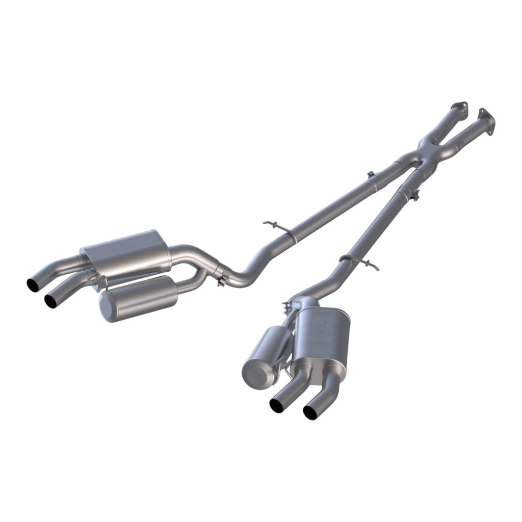 MBRP S4704304 Cat-Back 2.5" Armor Pro (T304 Stainless Steel / Dual) for KIA Stinger 2018-2021 Photo-0 